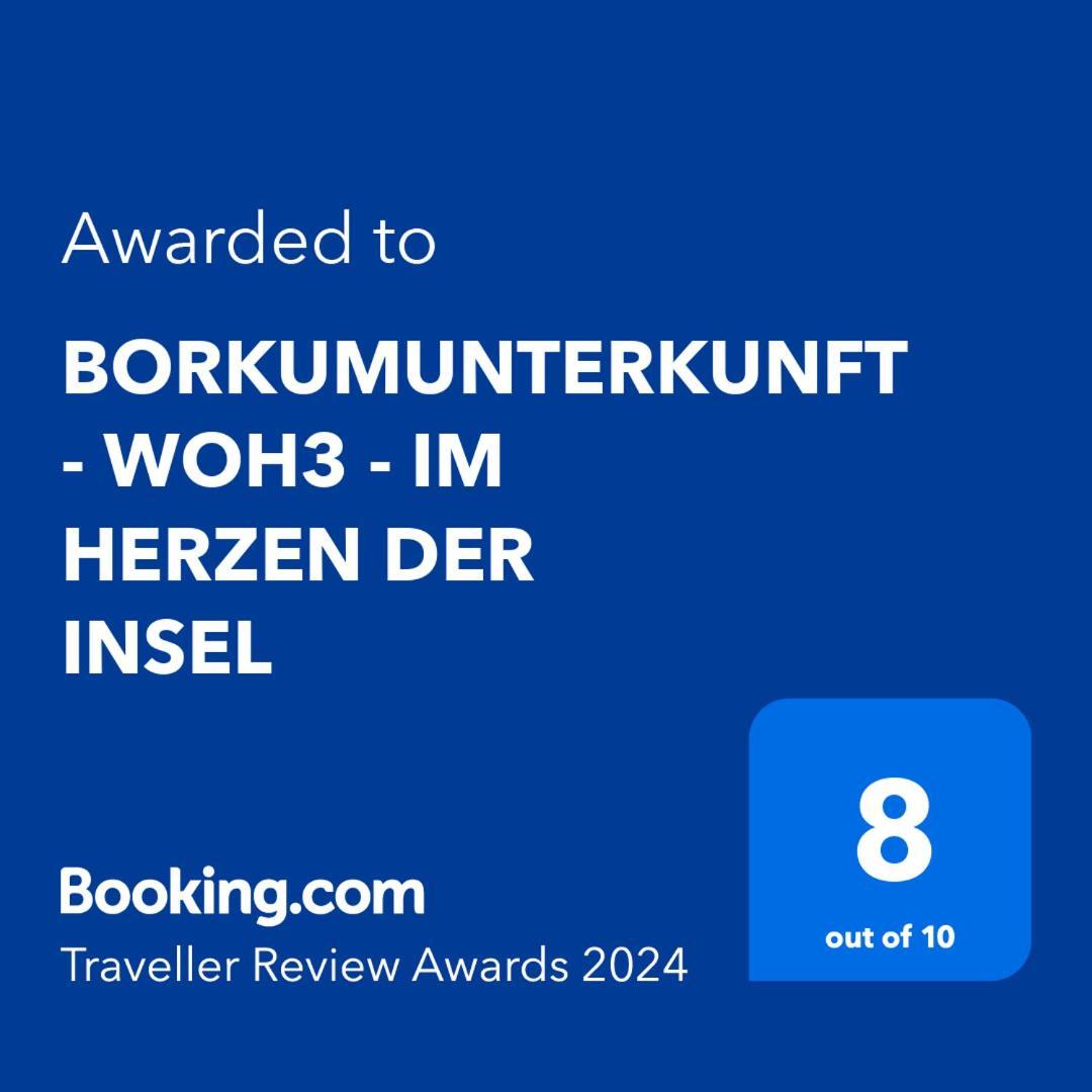 Borkumunterkunft - Woh3 - Im Herzen Der Insel Dış mekan fotoğraf